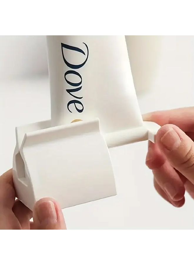 Red White Toothpaste Dispenser Tube Squeezer for Home Travel Efficient Hygiene - Image 3