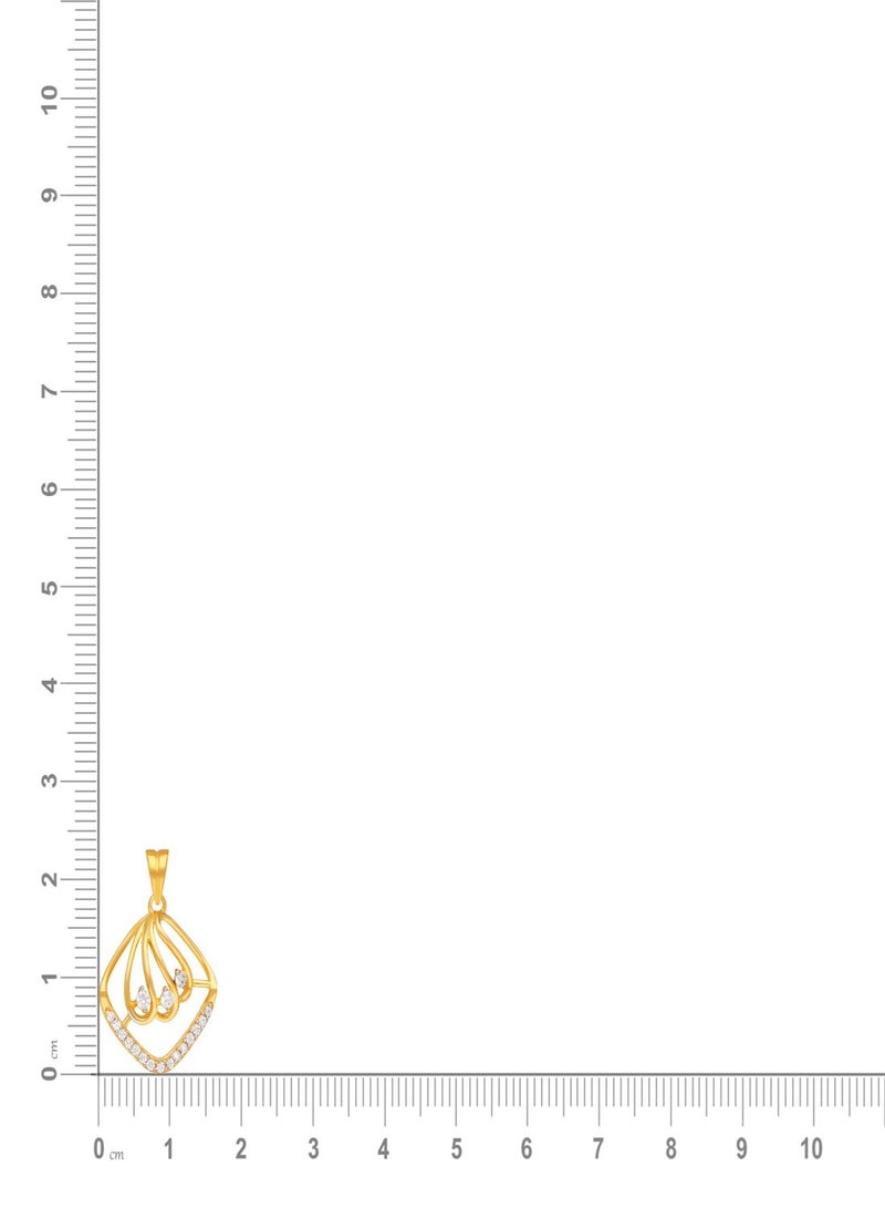 Malabar Gold and Diamonds 22 Karat 916 Purity Gold Pendant PDDZL23089AEY - Image 5