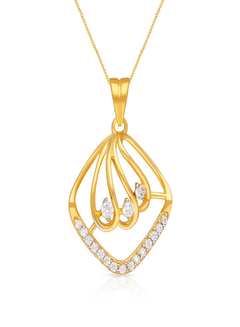 Malabar Gold and Diamonds 22 Karat 916 Purity Gold Pendant PDDZL23089AEY - Image 1