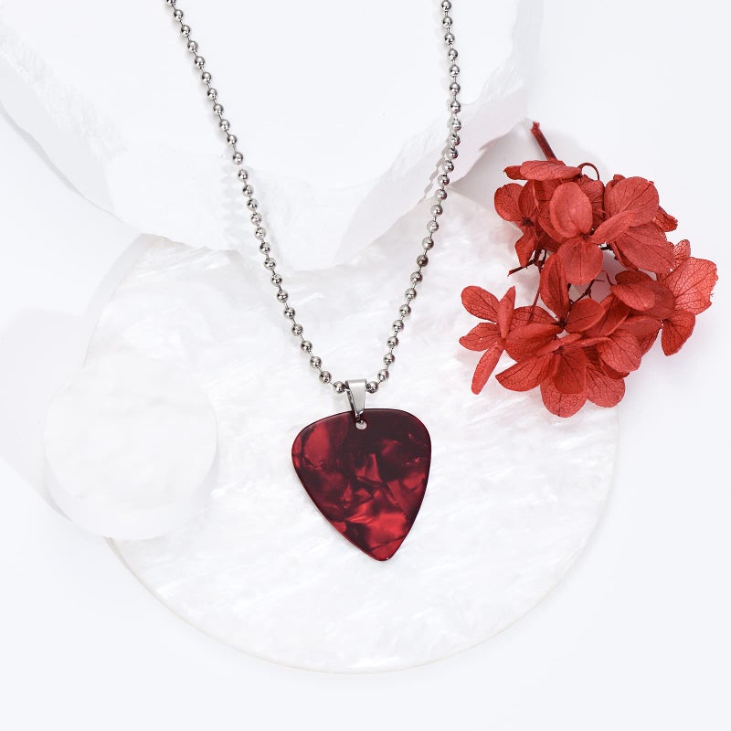 Teemotutu Eddie Necklace Strange Horror Thing Guitar Pick Pendant Necklace Holiday Gift Halloween Costume Cospaly Jewelry - Image 2