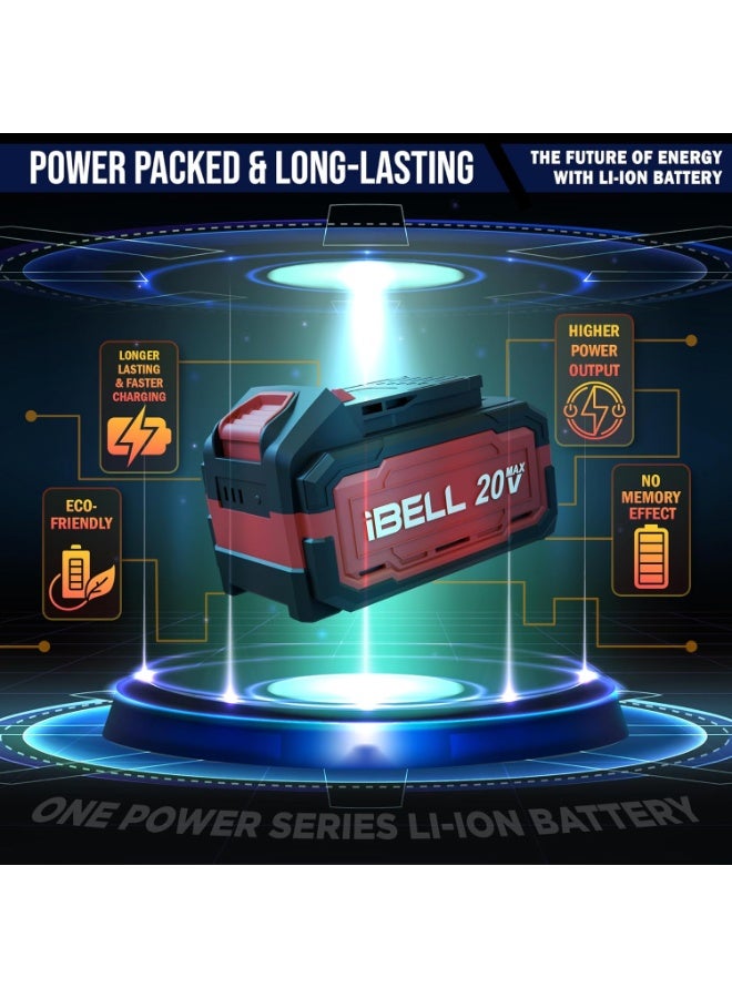 iBELL Power Series 4.0Ah Li-ion Battery 20V 72Wh - Image 2