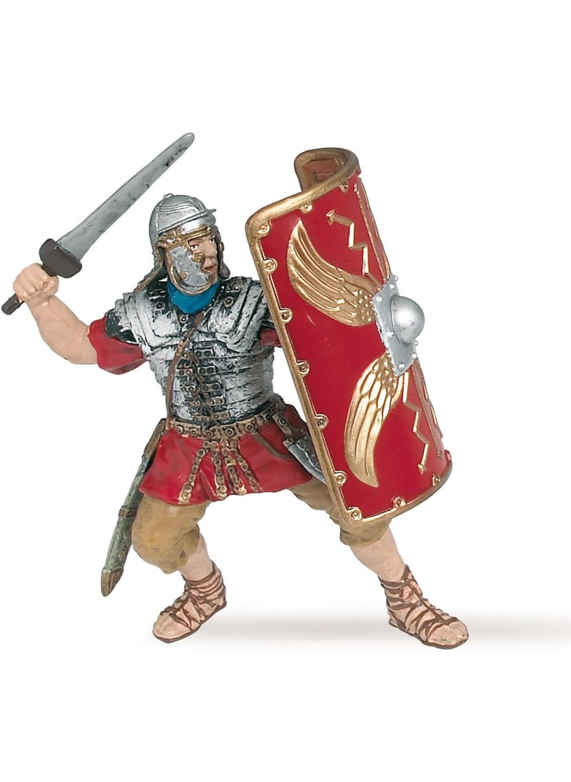 Papo Papo  Roman Legionary  Realistic Figurine  for Ages 3  Historicals Collection  Hand Painted  Highly Detailed  Durable and Educational  Gift Idea  Collectable  Roman Soldier  - Image 1