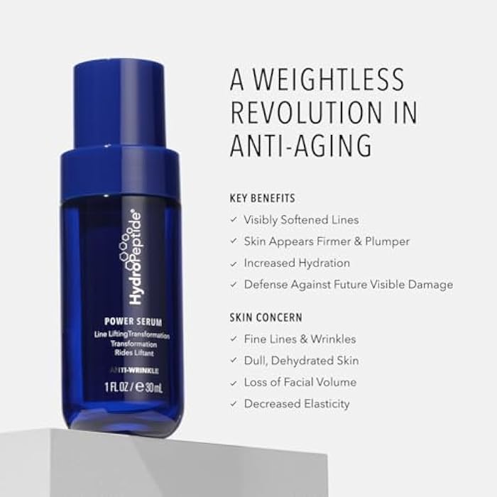 HydroPeptide Power Serum, Anti-Aging Lifting Wrinkle Treatment, Increases Skin Hydration, 1 Ounce - Image 2