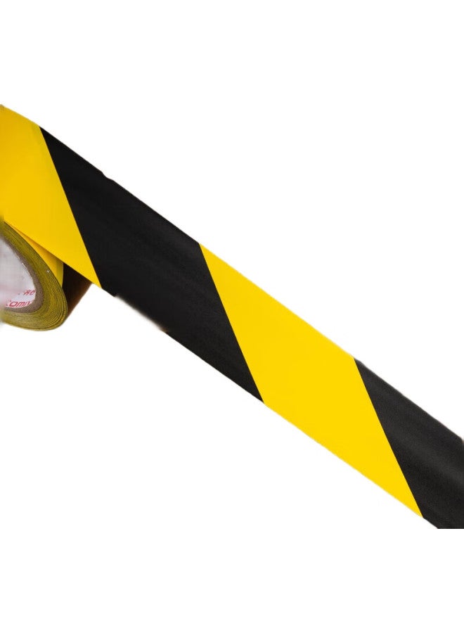 Comix Warning Tape/Zebra Crossing Safety Tape/Isolation Tape, 48Mm*30M, 3 Rolls, Black And Yellow, Js4830M-3 - Image 1