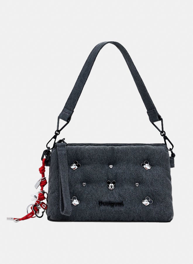 DESIGUAL Medium Mickey™ denim crossbody bag - Image 2