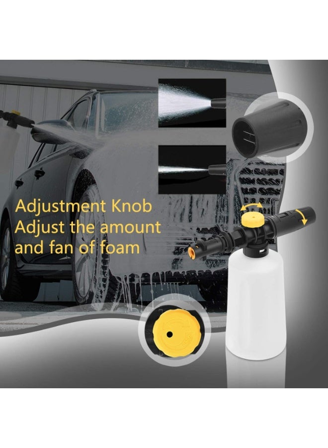 رغوة المدفع لسلسلة Karcher K ، مجموعة لانس رغوة مدفع الثلج القابلة للتعديل ، متوافقة مع غسالة الضغط K2 / K3 / K4 / K5 / K6 / K7 Karcher - Image 5