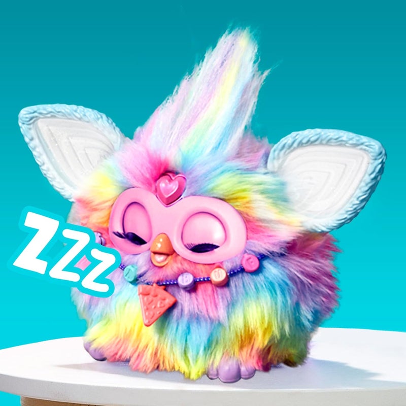 Furby Tie Dye, 15 Fashion Accessories, Interactive Plush Toys for 6 Year Old Girls & Boys & Up, Voice Activated Animatronic - Image 5