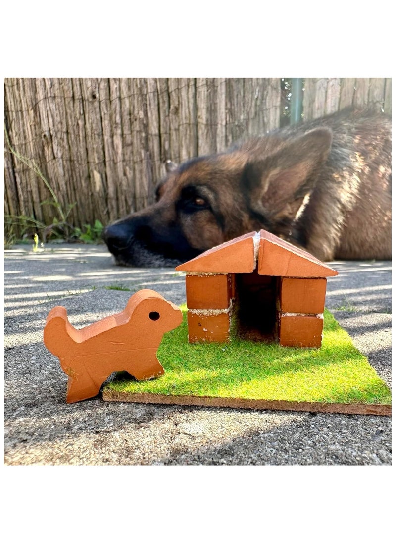 Brick Construction Toy Set - Teifoc 1002 - Dog Kennel Includes Puppy Made Of Clay - 6+ Years - 17pcs - pzsku/ZD083FDE5C45C771DE7AAZ/45/_/1739528954/bed68536-fc55-425a-98f6-54211bcffe71