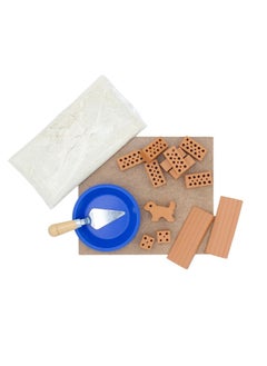 Teifoc Brick Construction Toy Set - Teifoc 1002 - Dog Kennel Includes Puppy Made Of Clay - 6+ Years - 17pcs  - Image 3