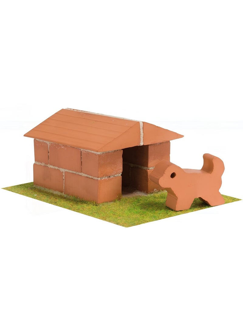 Teifoc Brick Construction Toy Set - Teifoc 1002 - Dog Kennel Includes Puppy Made Of Clay - 6+ Years - 17pcs  - Image 2
