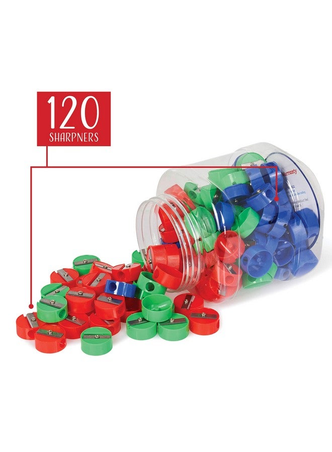Neliblu Pencil Sharpeners Plastic Pencil Sharpener For Kids With Metal Blades Portable And Colored Manual Pencil Sharpener Back To School Essential Bulk Pack Of 120 - Image 2
