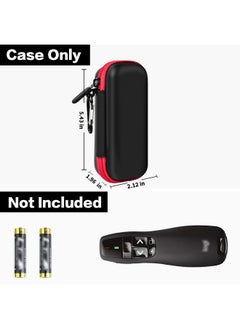 ANKHOH Ankhoh Case Compatible with Logitech Wireless Presenter R400 Wireless Presentation Remote Clicker, Pointer Storage Organizer Bag with Zippered Mesh Pocket for Office Presenter Presentations (Box Only)  - Image 2