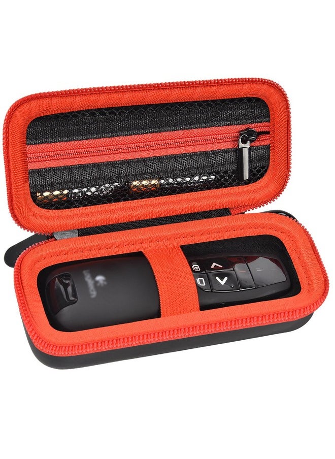 ANKHOH Ankhoh Case Compatible with Logitech Wireless Presenter R400 Wireless Presentation Remote Clicker, Pointer Storage Organizer Bag with Zippered Mesh Pocket for Office Presenter Presentations (Box Only)  - Image 1