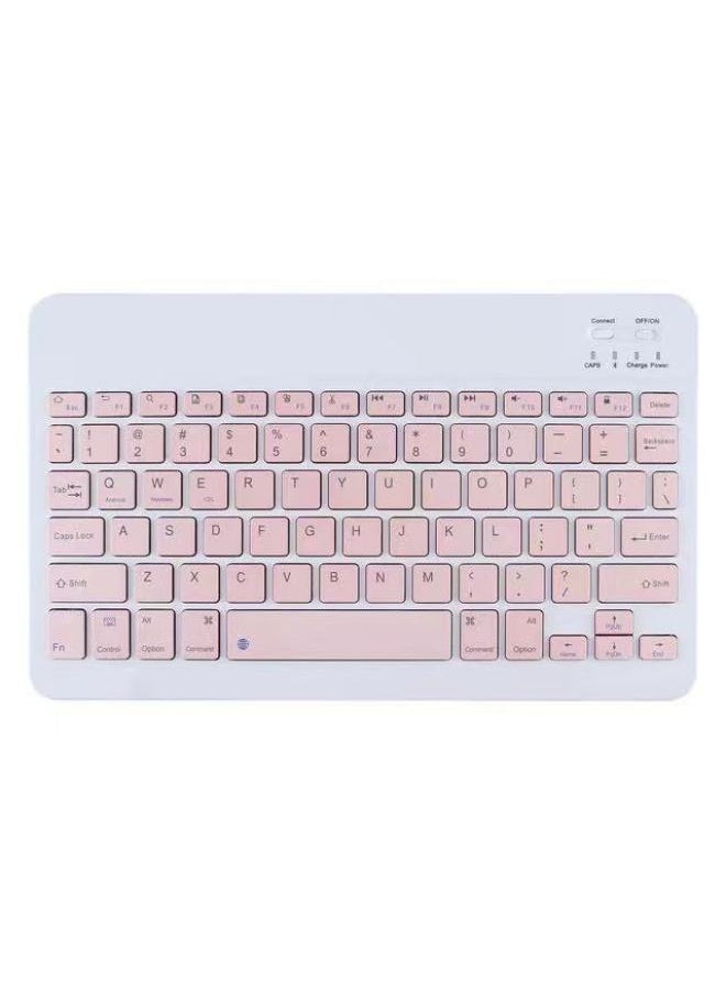 For IPad For Xiaomi Samsung OPPO Vivo Bluetooth Keyboard Mobile Phone Android Universal 10 Inch Wireless Keyboard-Colour:10inch Backlight White
