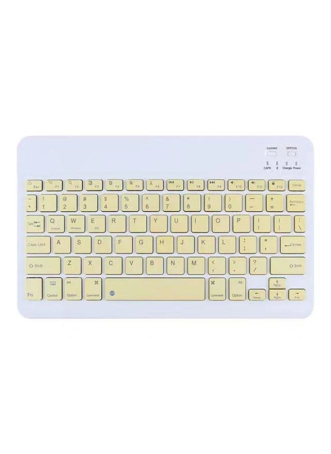 For IPad For Xiaomi Samsung OPPO Vivo Bluetooth Keyboard Mobile Phone Android Universal 10 Inch Wireless Keyboard-Colour:10inch Backlight White