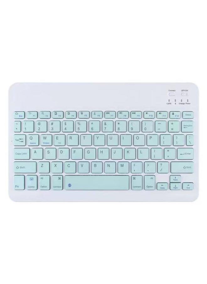 For IPad For Xiaomi Samsung OPPO Vivo Bluetooth Keyboard Mobile Phone Android Universal 10 Inch Wireless Keyboard-Colour:10inch Backlight White