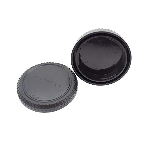ULBTER Fuji X Body Cap & Rear Lens Cap Cover for Fujifilm X-T5 X-T4 X-T3 X-S20 X-S10 X-T50 X-T30 III II XT30 X-T20 X-T10 X-M5 X-E5 X-E4 X-H2 X-H2S X-T200 XT100 More Fujinon X Mount Camera - Image 3