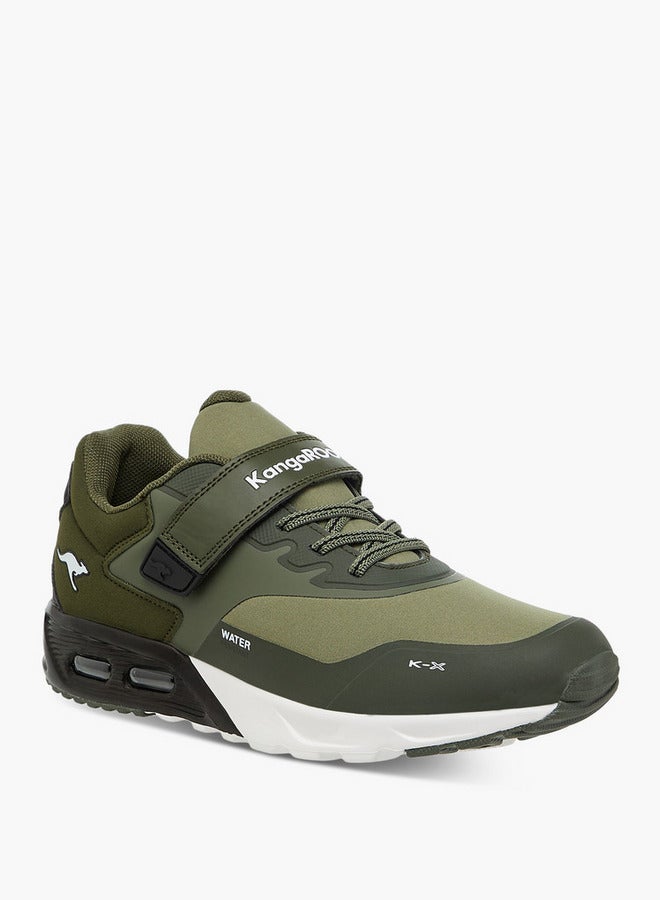 kangaROOS Women's Logo Print Sports Shoes with Hook and Loop Closure - Image 2