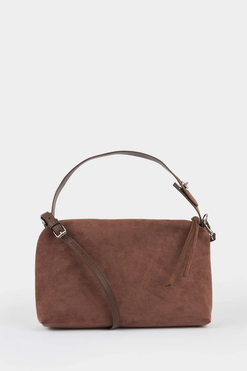 DeFacto Suede Crossbody Bag