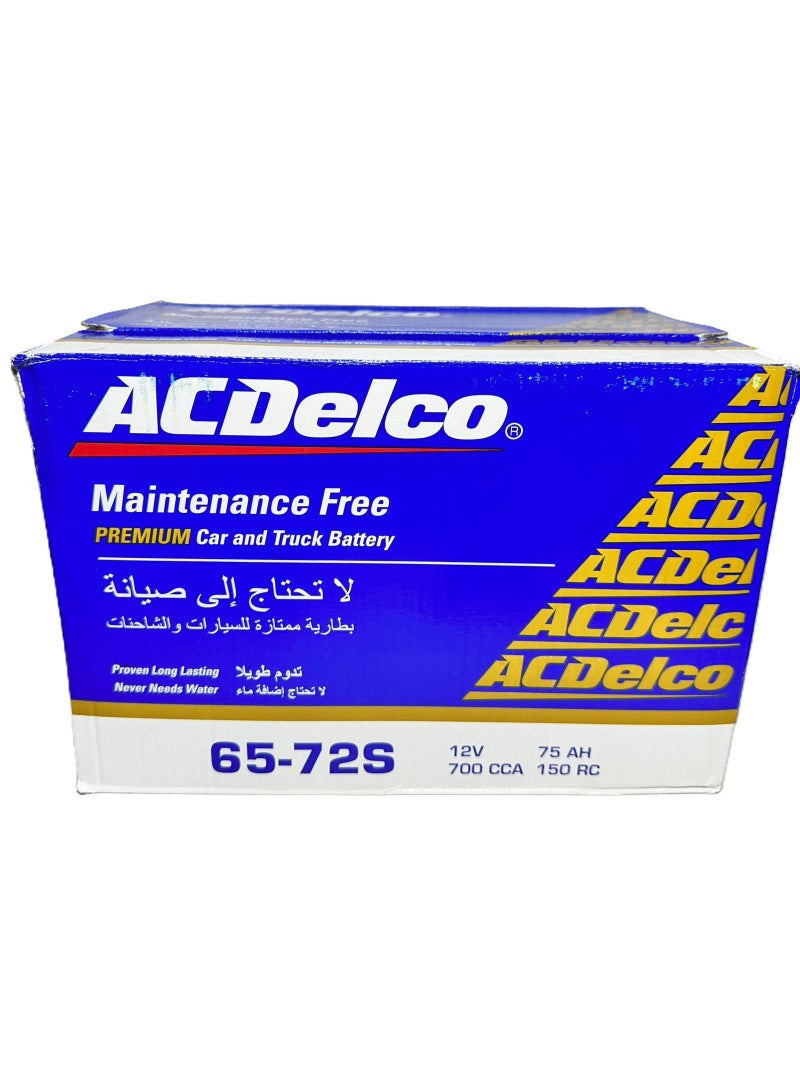 Ac Delco 65-72S BATTERY 12V 75AH ( FORD , LINCOLN , MERCURY ) - Image 1