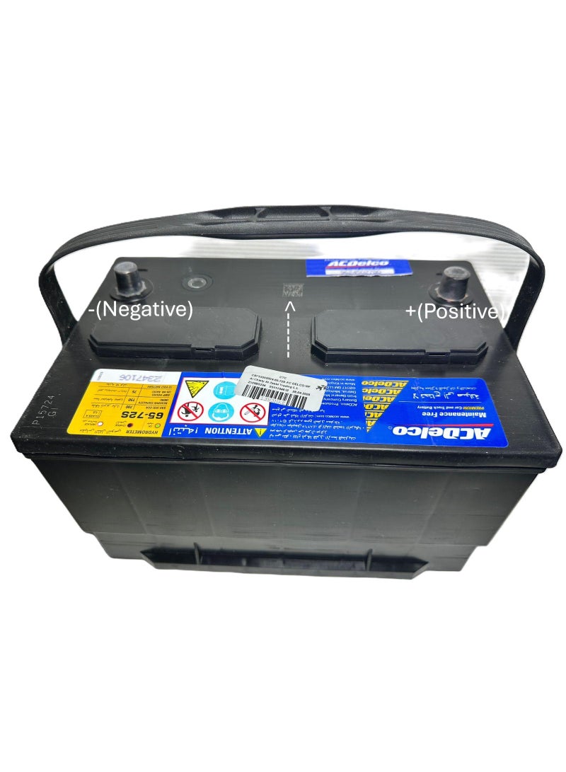Ac Delco 65-72S BATTERY 12V 75AH ( FORD , LINCOLN , MERCURY ) - Image 4