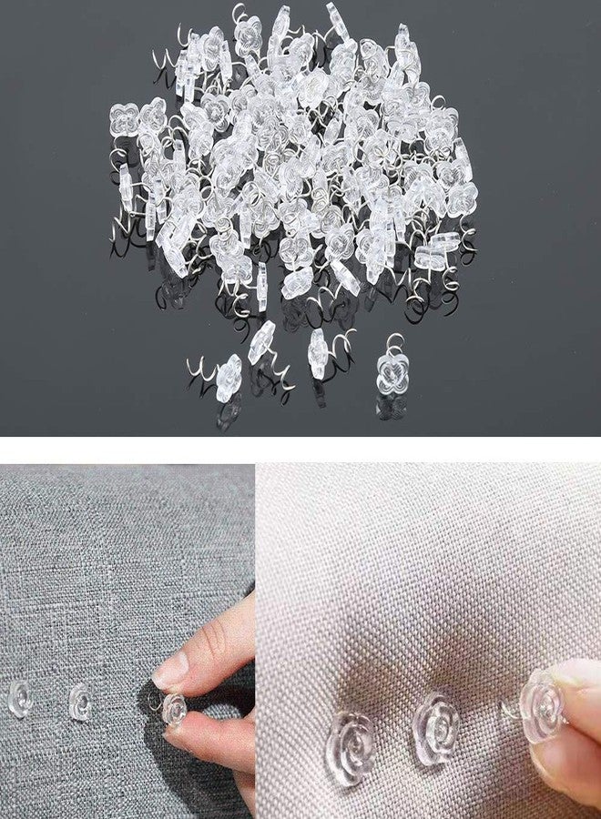 LUNARM 200 PCS Upholstery Tacks Clear Heads Twist Pins with Storage Box, 2 Styles Bedskirt Pins, 0.59 inches Tacks for Furniture, Slipcovers, and Bedskirts Decoration - Image 5