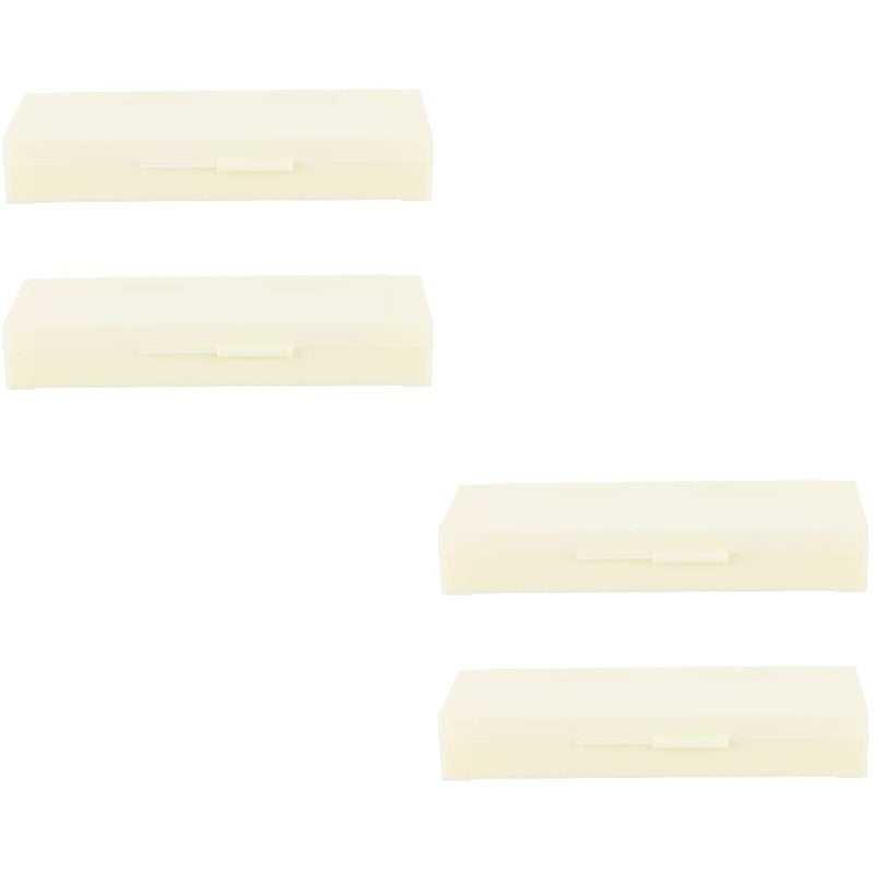 klarako 4 pcs Slide Box Slide Storage Holder Slide Storage Container Kids' microscopes Beverage Container Biology Glass Microscope Slide Holders cans slideshow Rack Box Storage Box Child - Image 1