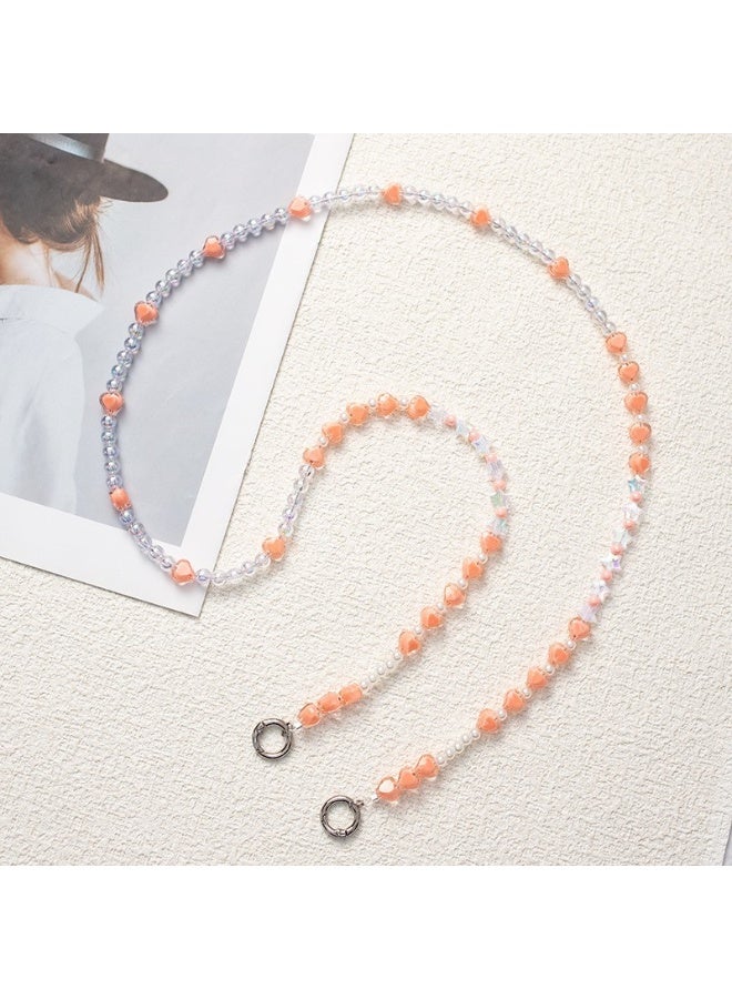 NIBEMINENT Phone Charm/ Chain Strap for Women Girls, Chain Link Cell Phone Case Lanyard Wrist Strap