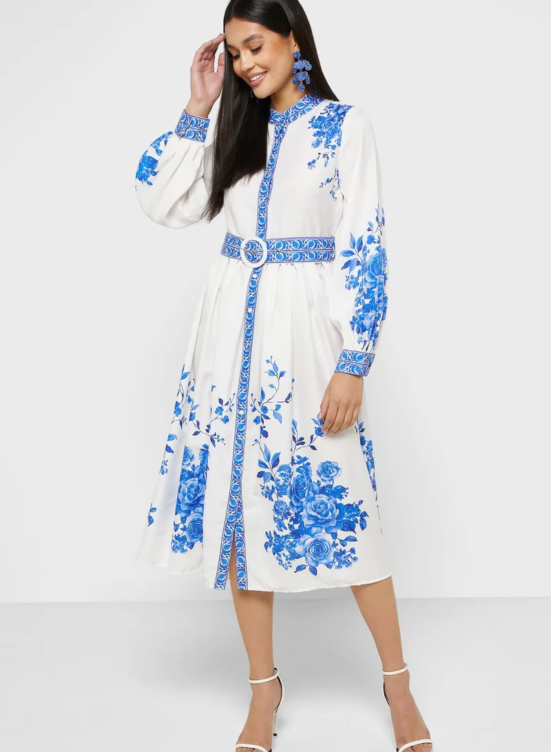 Khizana Floral Printed Dress
