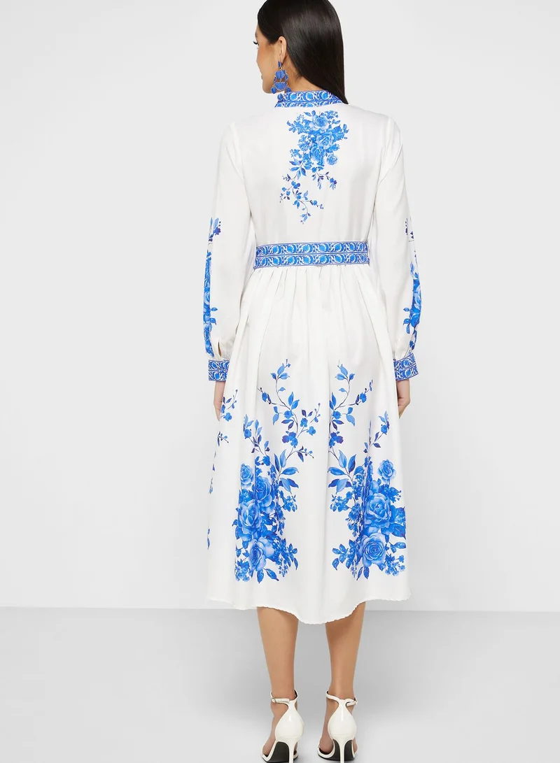 Khizana Floral Printed Dress