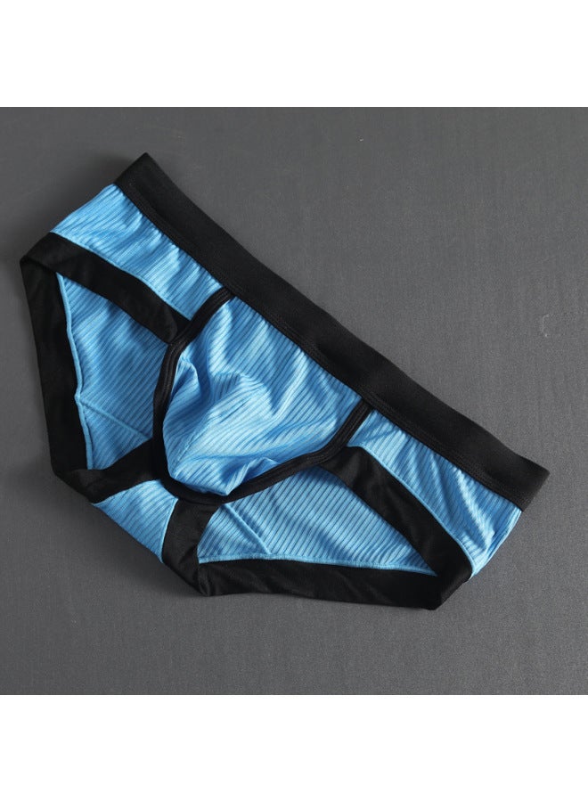 Men's Briefs Low Waist Youth Underpants High-elastic  Hip Polyester Cotton Large Bag A Generation Of Hair