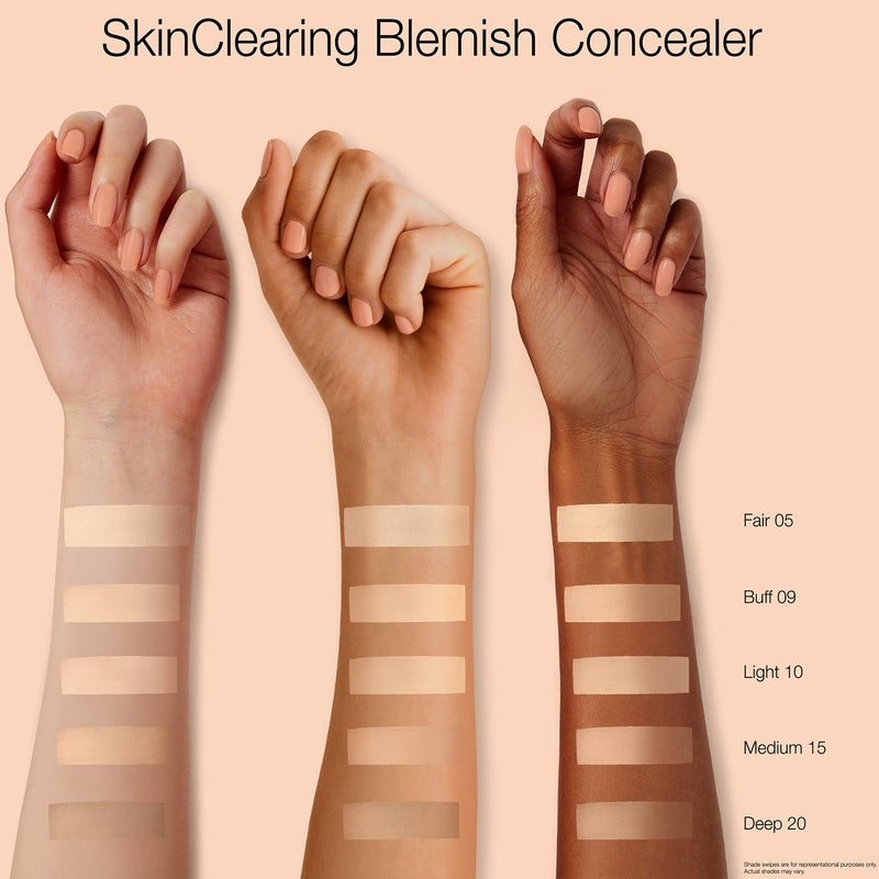 Neutrogena SkinClearing Blemish Concealer Face Makeup with Salicylic Acid Acne Medicine, Non-Comedogenic and Oil-Free Concealer Helps Cover, Treat & Prevent Breakouts, Fair 05,.05 oz - Image 2