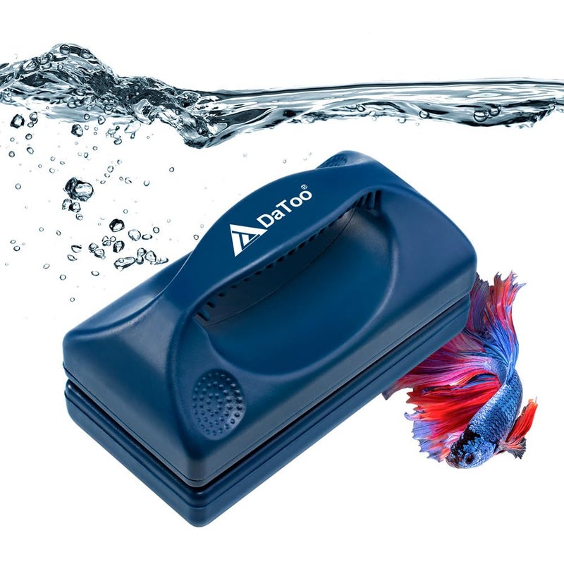 DaToo Aquarium Mini Magnetic Scrubber Scraper Small Fish Tank Cleaner Nano Glass Aquarium Cleaning Tools with Super Strong Magnet (Max) - Image 1