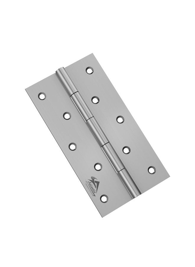 Atlantic Atlantic Door Butt Hinges 5 Inch x 12 Gauge/2.5 MM Thickness, Premium Stainless Steel Welded Head, Matt Finish, Pack of 12 Pcs  - Image 2