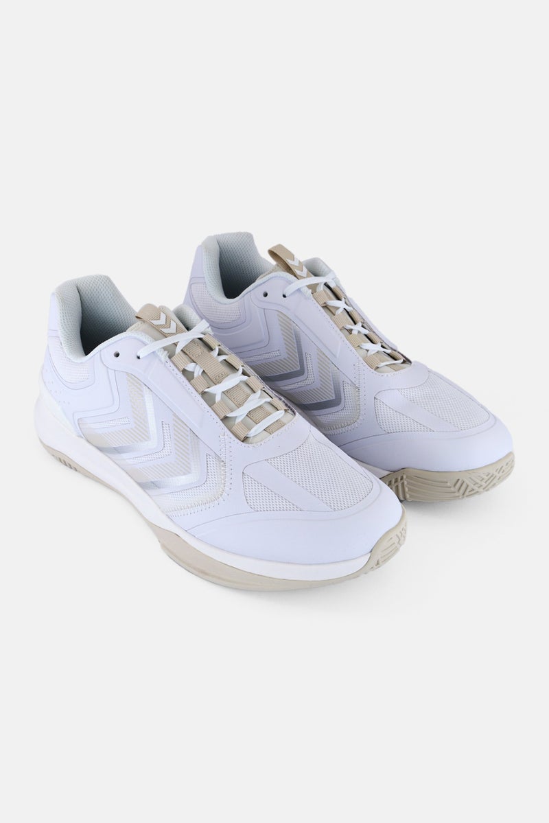 Hummel أحذية رجال إيفينتوس ريتش LX W ذات الأربطة الخارجية، بيضاء - Image 1