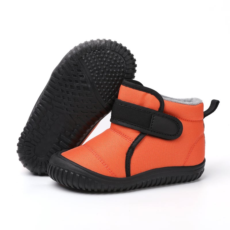 Winter Baby Outdoor Toddler Cotton Shoes Non-Slip Warm Children'S Cotton Boots Boys And Girls Windproof Cold-Proof Baby Shoes Fleece-Lined - Image 4