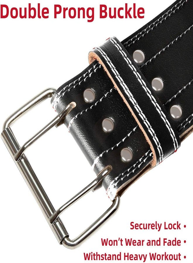 Wearslim® Professional Genuine Leather Weight Lifting Belt 10mm Thickness | 4 Inches Wide | M[26-32 Inch] - Image 3