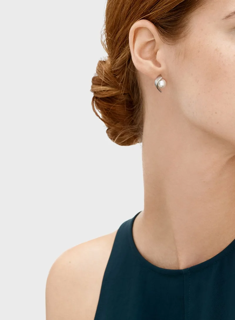 Skagen Pearl Stud Earrings