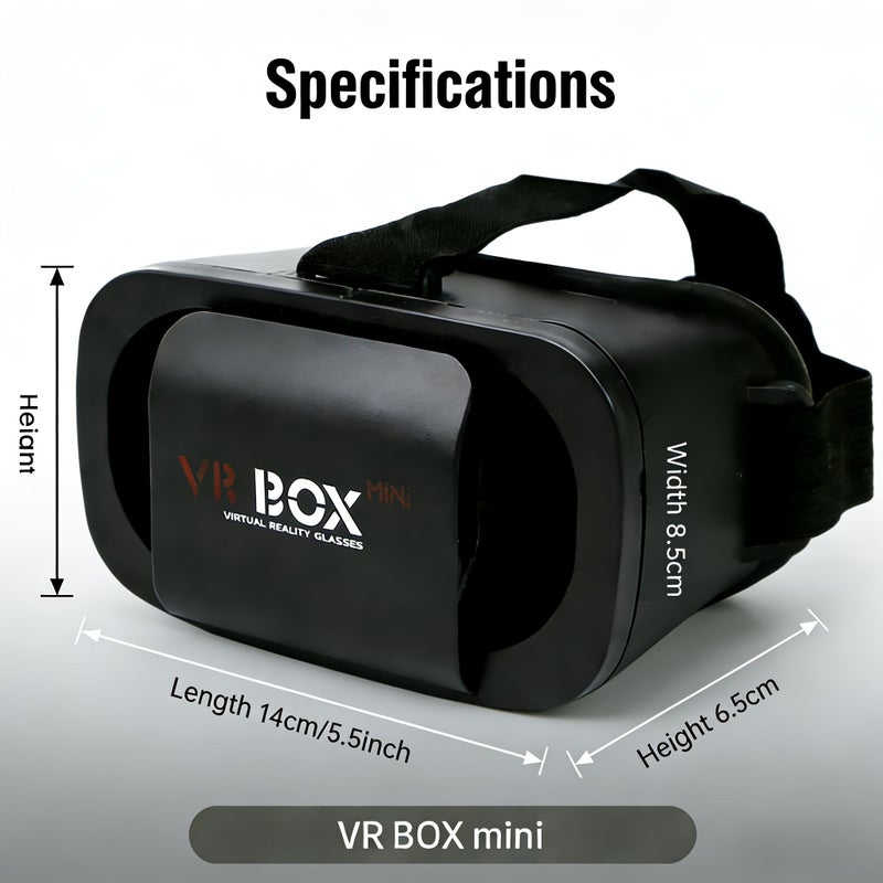 صندوق النظارة ثلاثية الأبعاد Mini VR مع ملاءمة مريحة، نظارة VR محمولة لتجربة تعليمية للواقع الافتراضي - Image 2