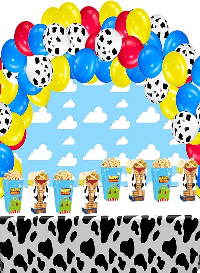 WEGYMER Cartoon Story Popcorn Boxes 20pcs Two Infinity and Beyond Birthday Gift Goodie Bags For Toy Theme Birthday Party Supplies - Image 5