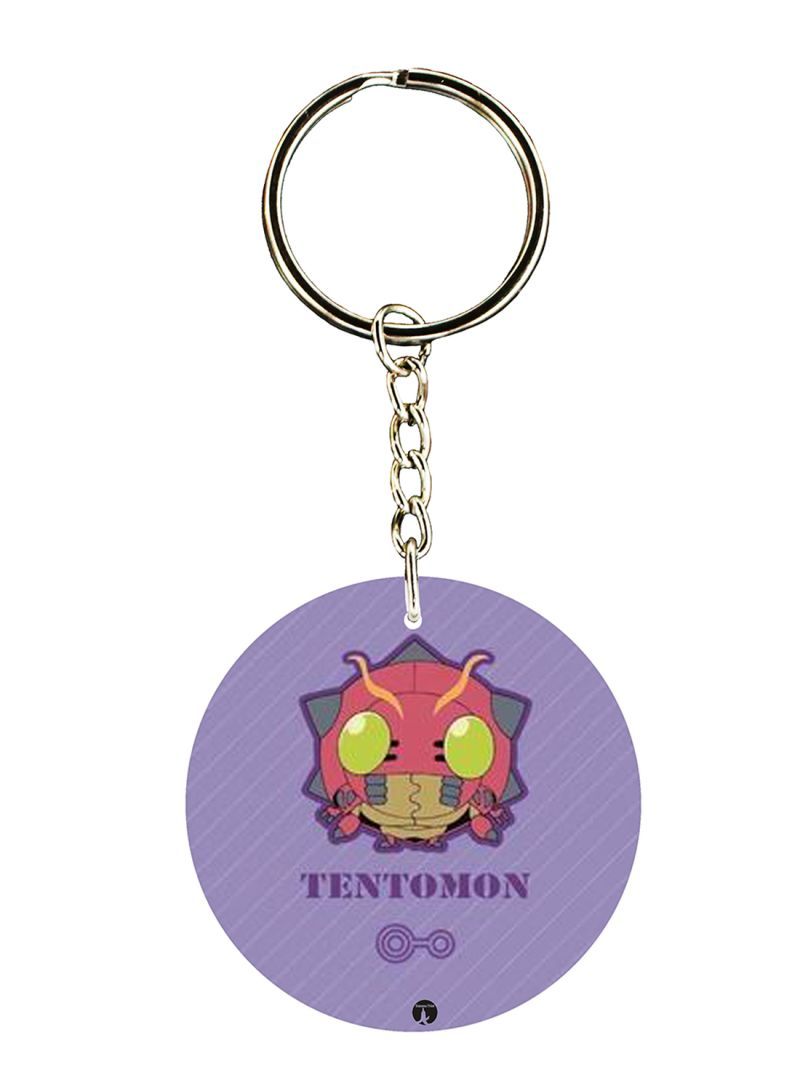 RKN Anime Digimon Printed Keychain