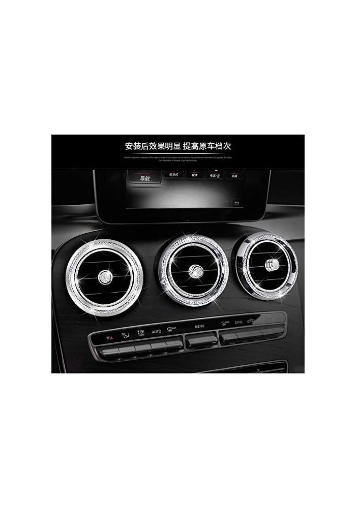 Yurefax Air Conditioning Outlet Decorative Ring for Mercedes-Benz - Image 5