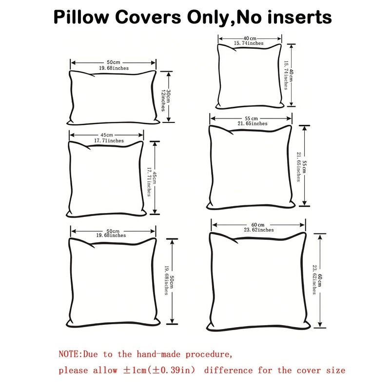 30x50cm Dark Gray Bamboo Chenille Cushion Cover Pillowcase Solid Color For Living Room Bedroom Sofa Without Pillow Core - Image 3