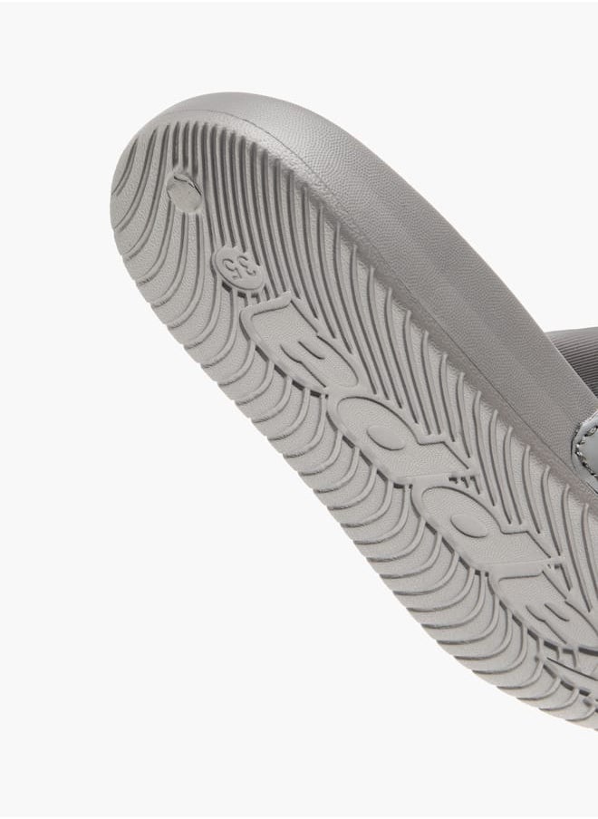 Kappa Boys' Logo Print Slip-On Slides  - Image 4