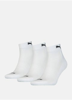 Pack of 3 Logo Print Ankle Socks