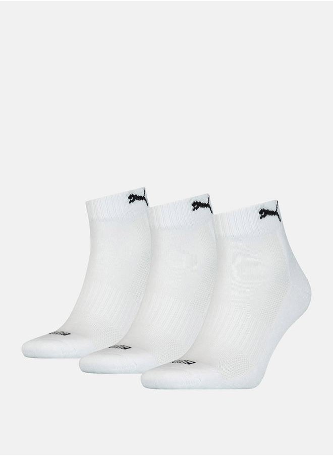 PUMA - Pack of 3 Logo Print Ankle Socks - Image 1