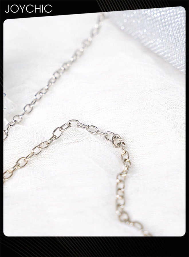 Joychic حقيبة كلاتش نسائية خفيفة الوزن محمولة حقائب مسائية متلألئة لحفلات الكتف - Image 4