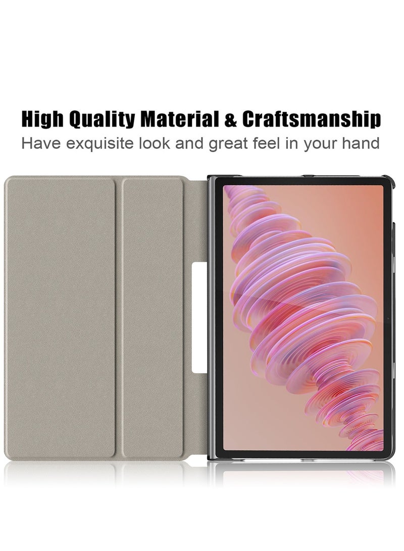 Case for Lenovo Tab Plus 11.5 Inch (2024) TB351FU Tablet Ultra Slim Lightweight Stand Cover Case Premium Quality PU Leather Case Cover (Black) - Image 5