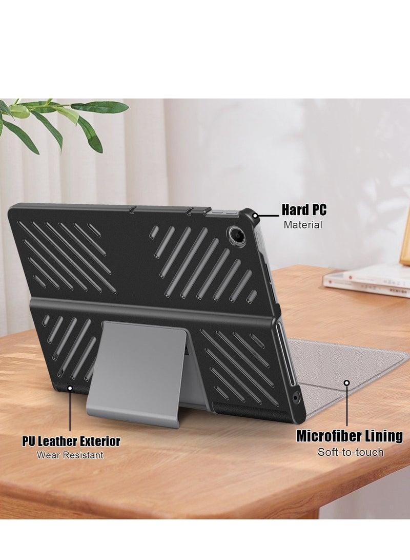 Case for Lenovo Tab Plus 11.5 Inch (2024) TB351FU Tablet Ultra Slim Lightweight Stand Cover Case Premium Quality PU Leather Case Cover (Black) - Image 3