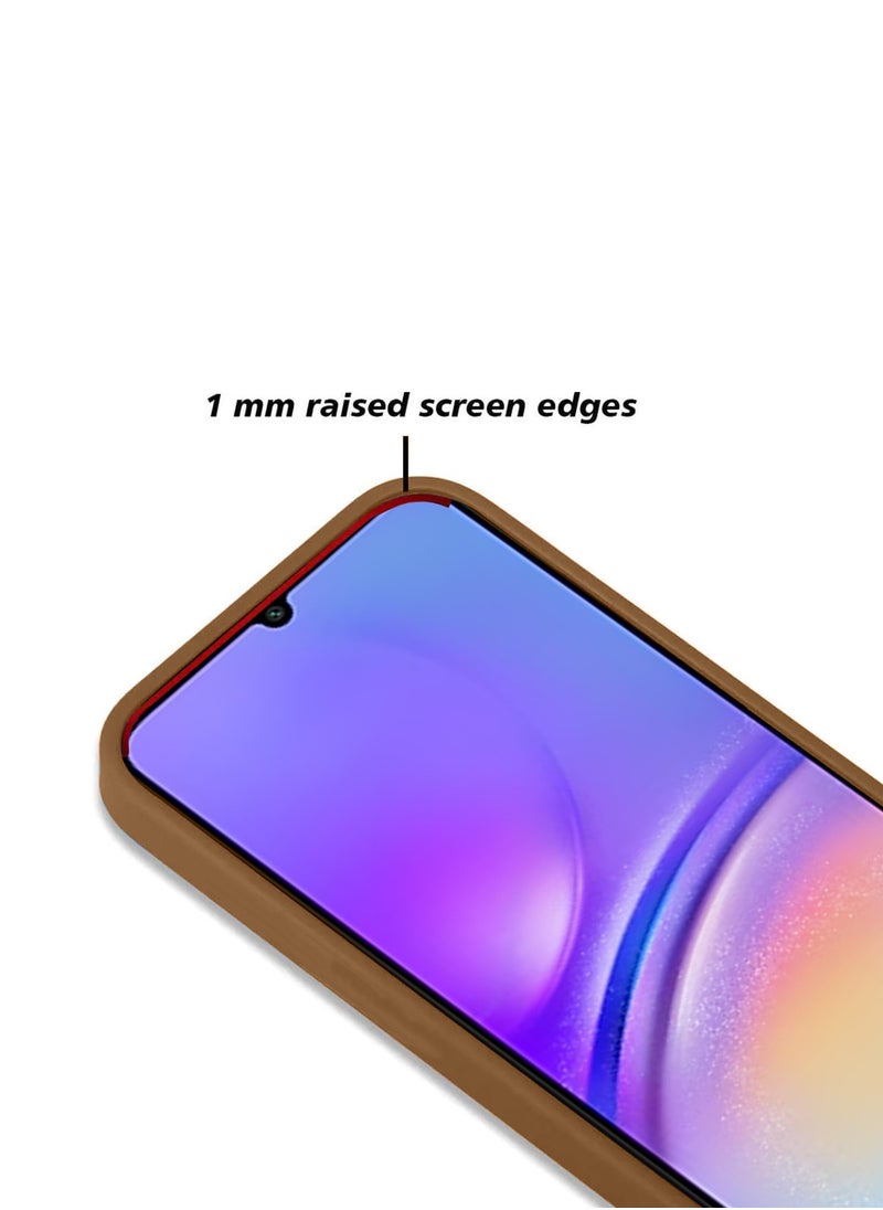CHAPPELINE Soft Silicone Fabric Texture Case Cover For Samsung Galaxy A05 4G 2023 Brown  - Image 4